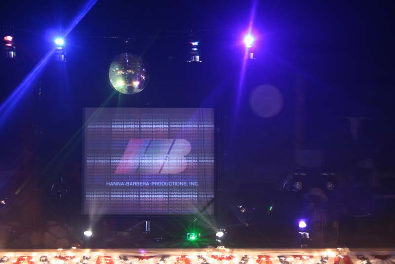 video and lights at Ruby's Inn in Bryce Canyon